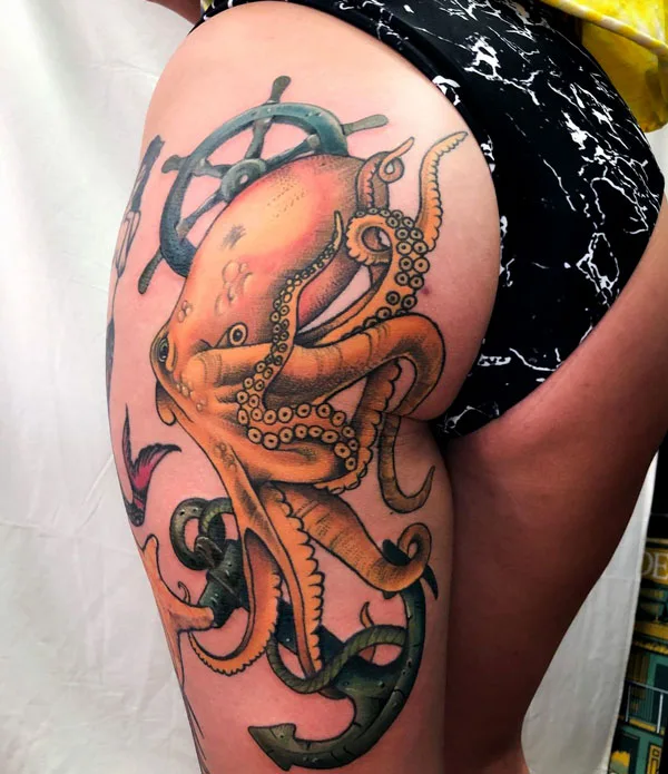 Butt tattoo 176