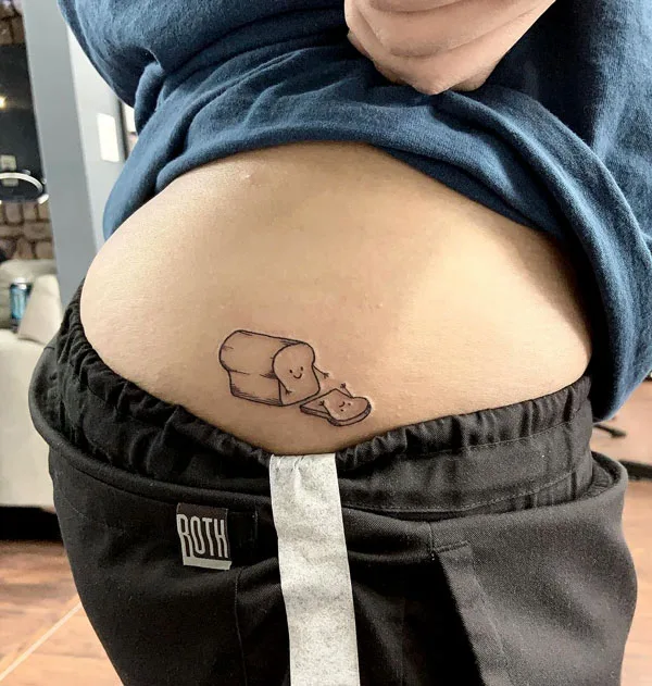 Butt tattoo 178