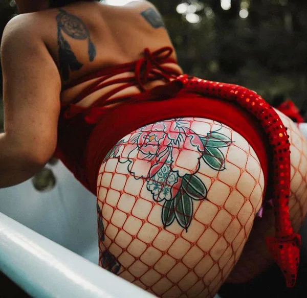Butt tattoo 185