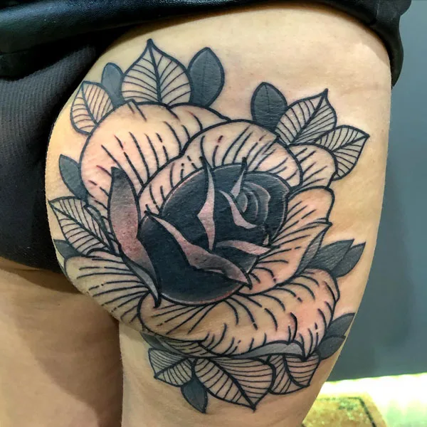 Butt tattoo 188