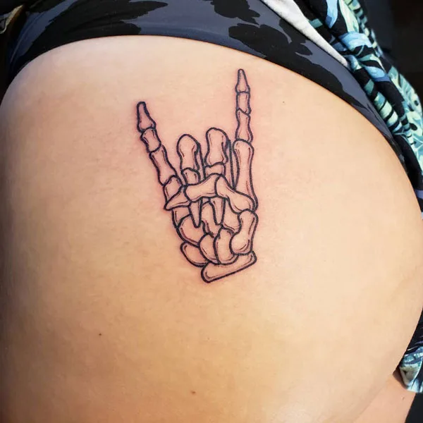 Butt tattoo 189