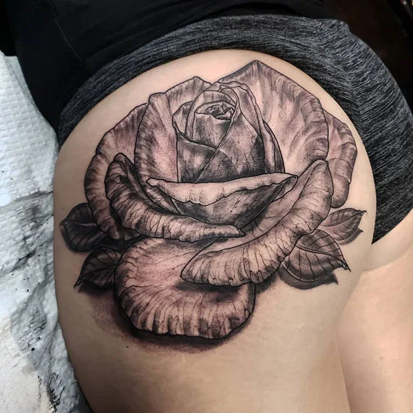 Butt tattoo 193