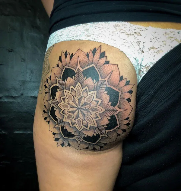 Butt tattoo 194