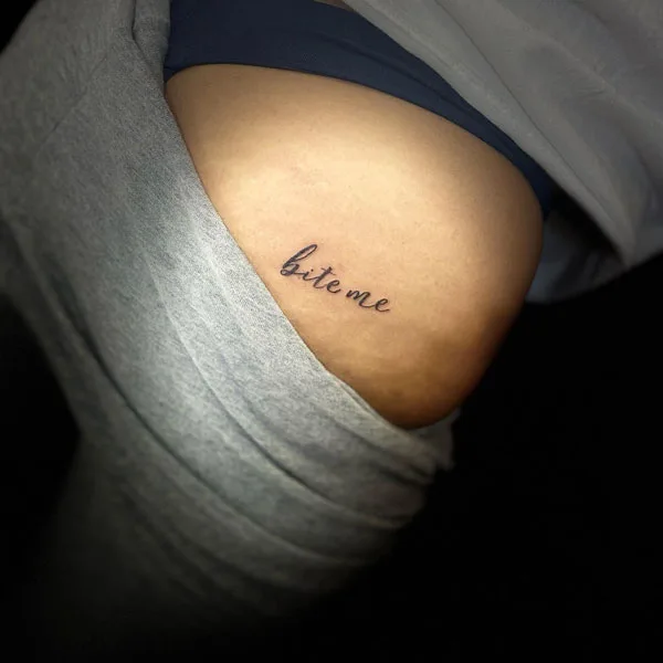 Butt tattoo 21
