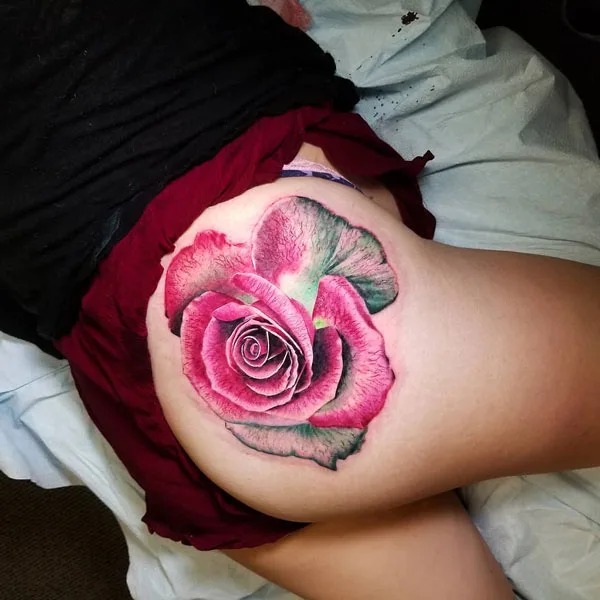 Butt tattoo 210