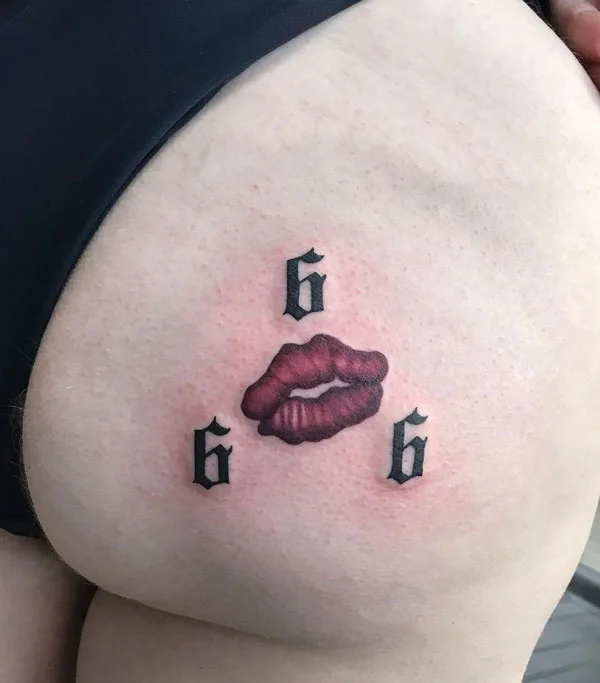 Butt tattoo 212
