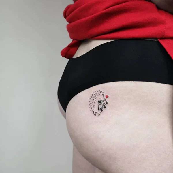 Butt tattoo 213