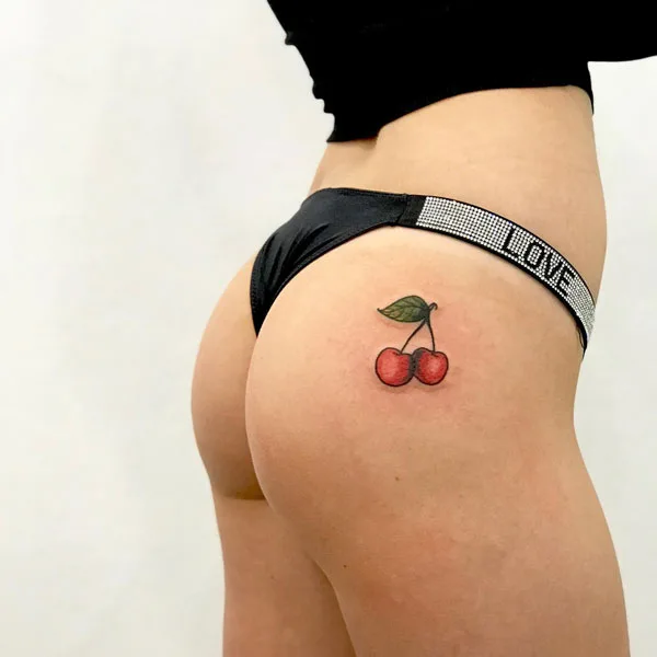 Butt tattoo 219