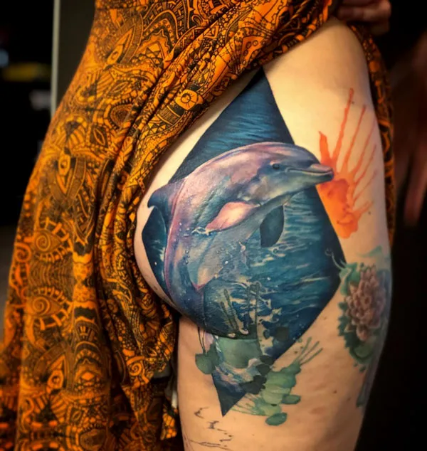 Butt tattoo 222