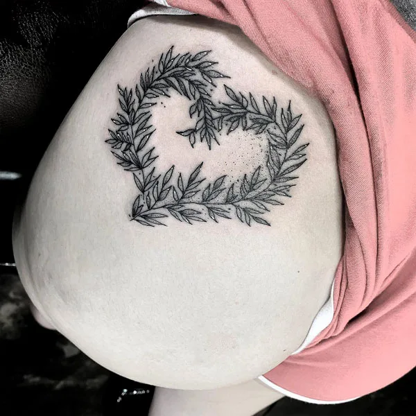 Butt tattoo 223