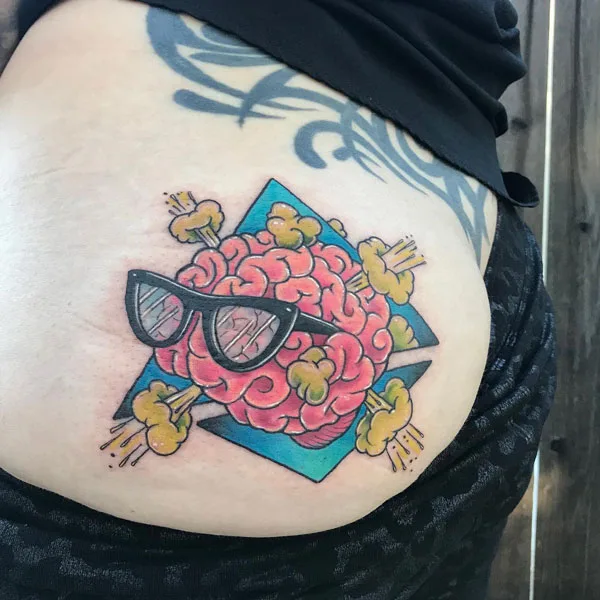 Butt tattoo 225