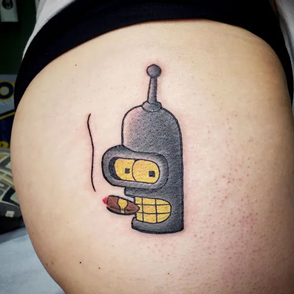 Butt tattoo 23
