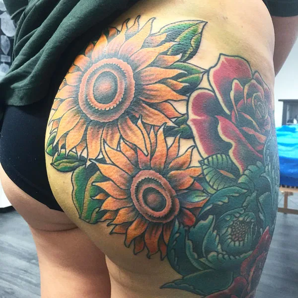 Butt tattoo 230