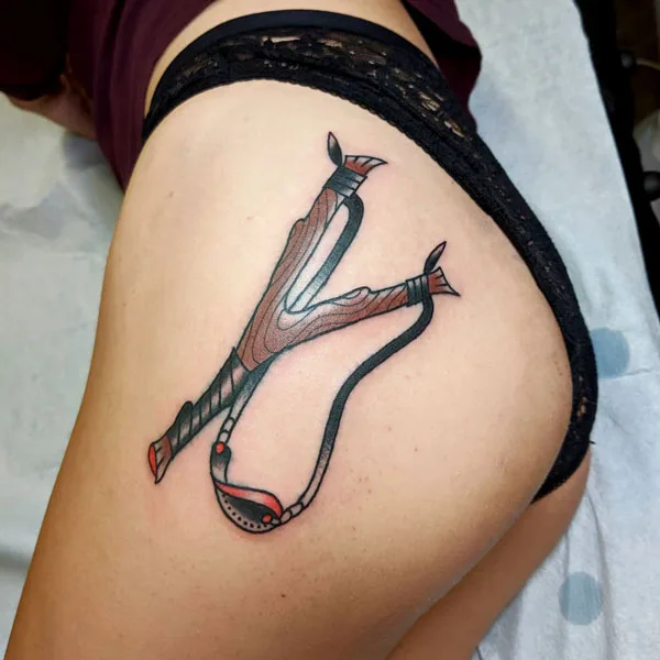 Butt tattoo 232