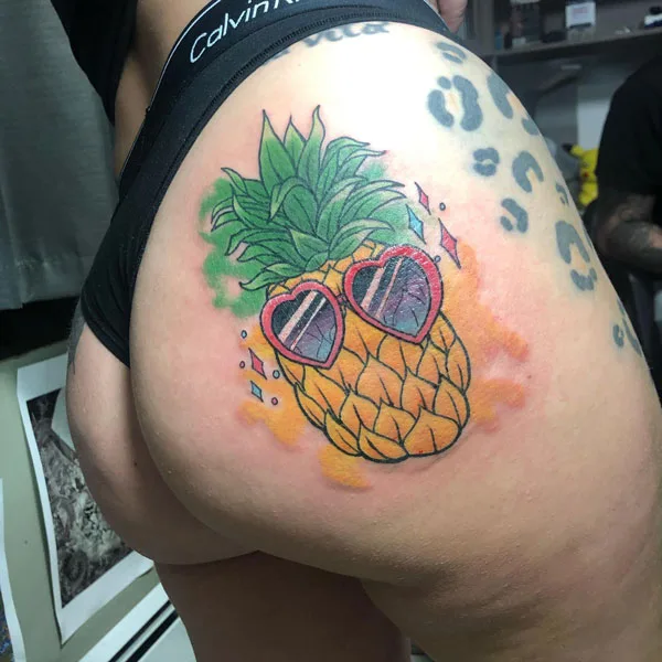 Butt tattoo 237