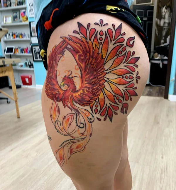 Butt tattoo 24