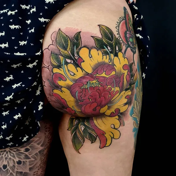 Butt tattoo 243