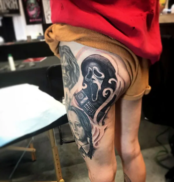 Butt tattoo 252