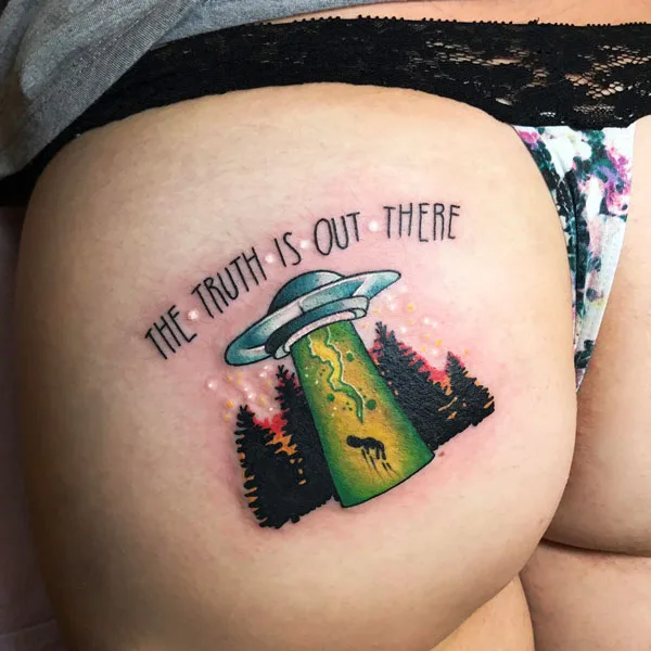 Butt tattoo 259