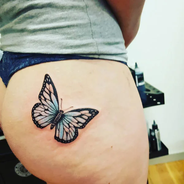 Butt tattoo 262