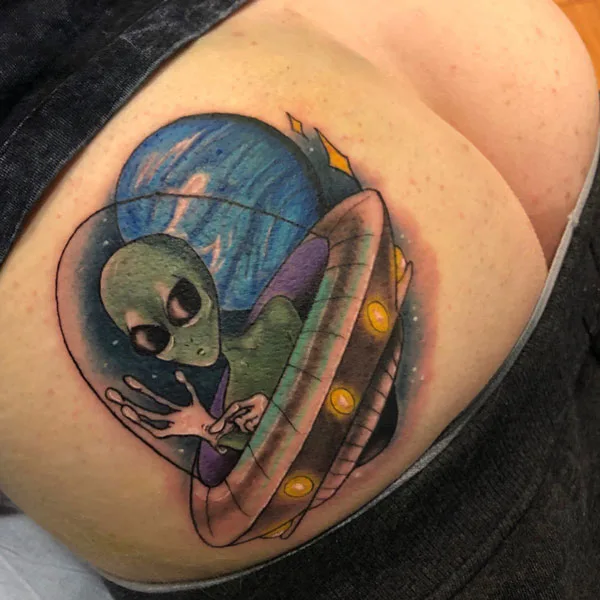 Butt tattoo 263