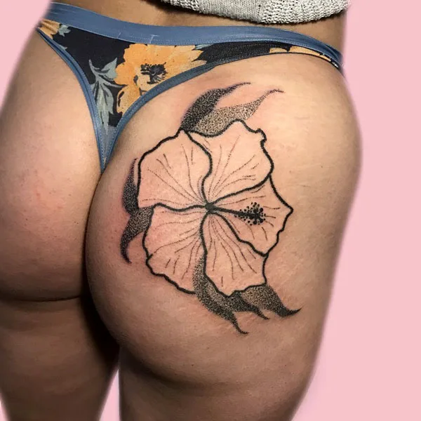 Butt tattoo 266