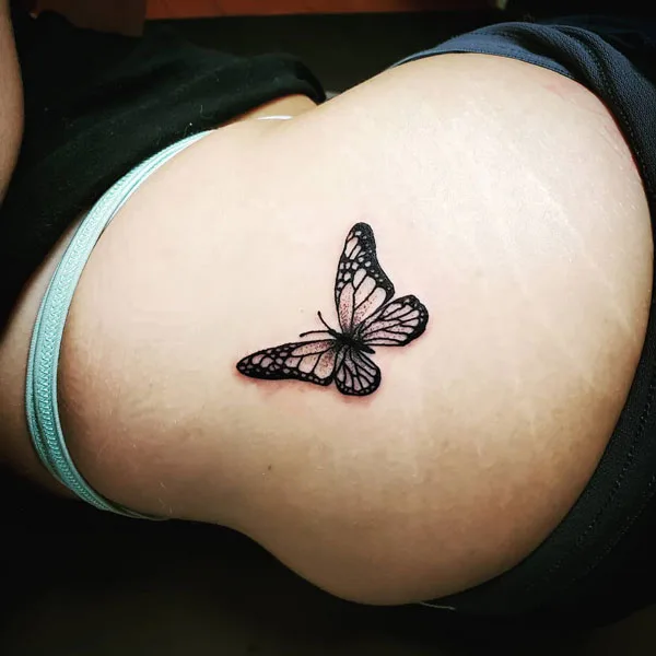Butt tattoo 267