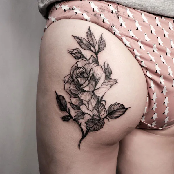 Butt tattoo 270
