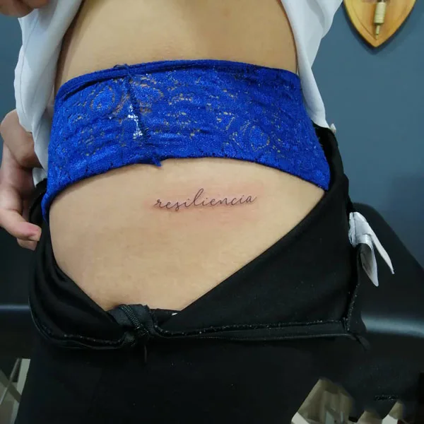 Butt tattoo 293