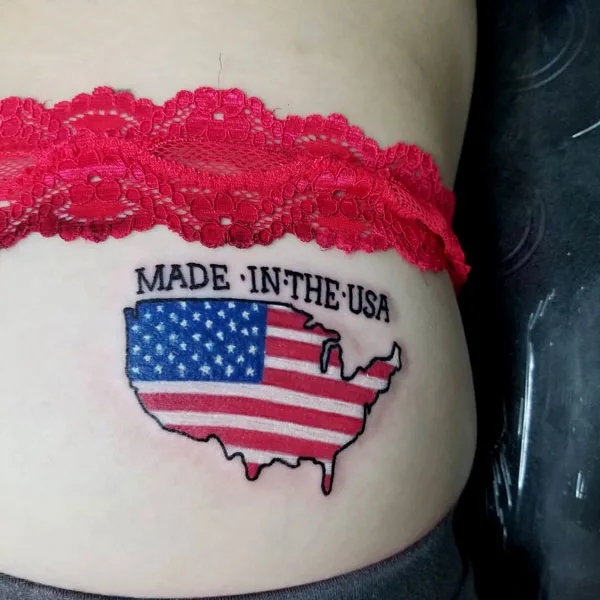 Butt tattoo 296