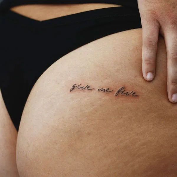 Butt tattoo 301