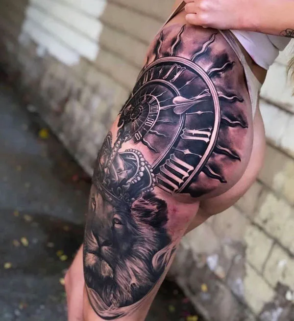 Butt tattoo 32