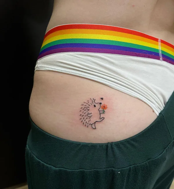 Butt tattoo 33