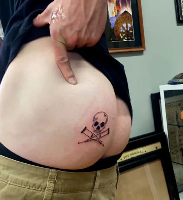 Butt tattoo 36