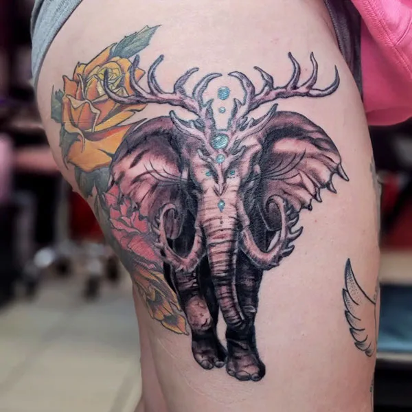 Butt tattoo 64
