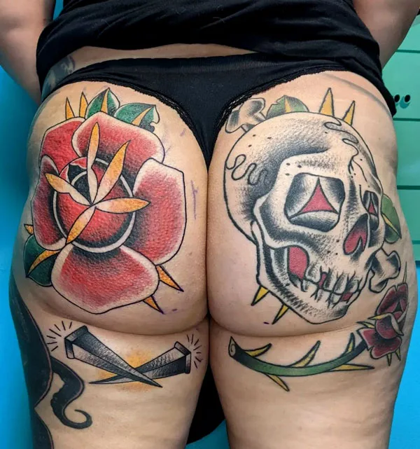 Butt tattoo 7