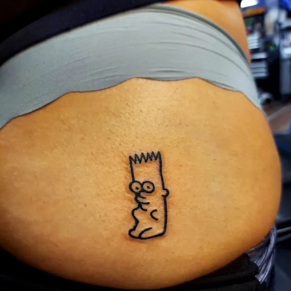 Butt tattoo 76