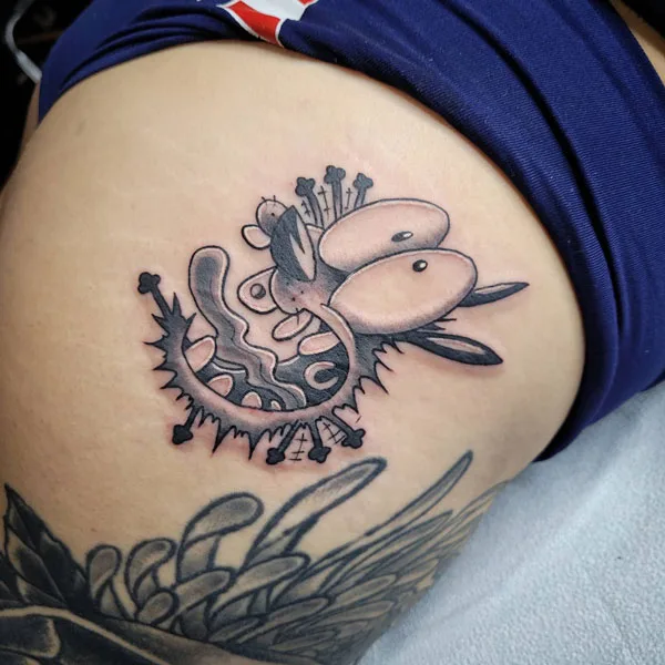 Butt tattoo 86