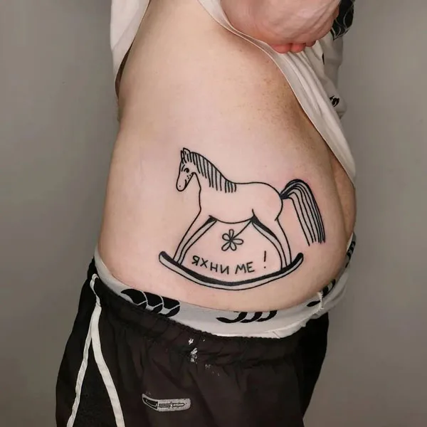 Butt tattoo 98