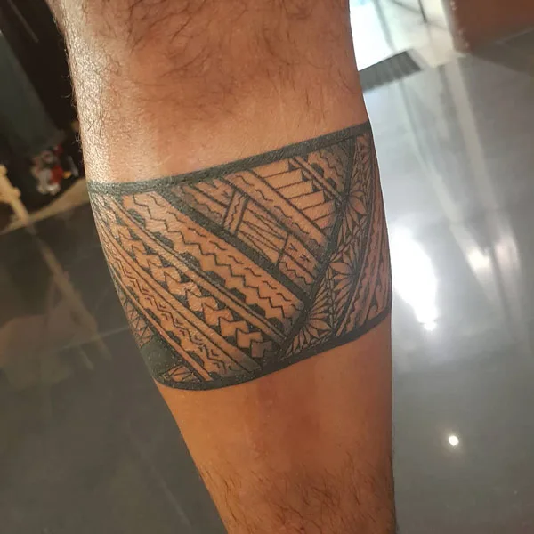 Calf Band Tattoo