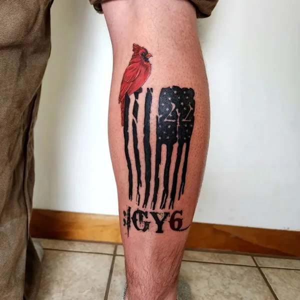 Cardinal IGY6 Tattoo