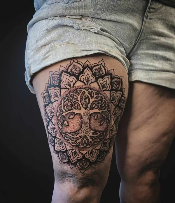 Celtic Family Tree Tattoo 1