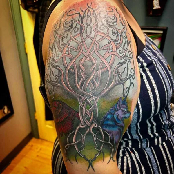 Celtic Family Tree Tattoo 2