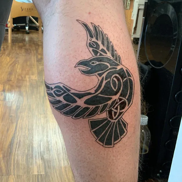 Celtic Raven Tattoo 2