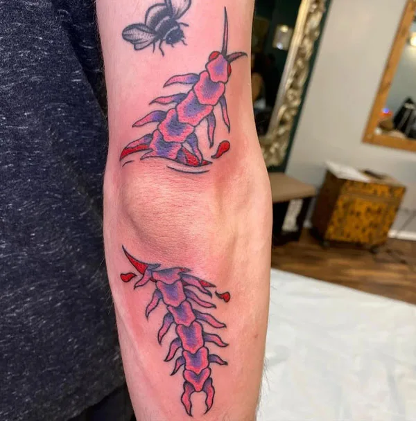 Centipede Tattoo 10