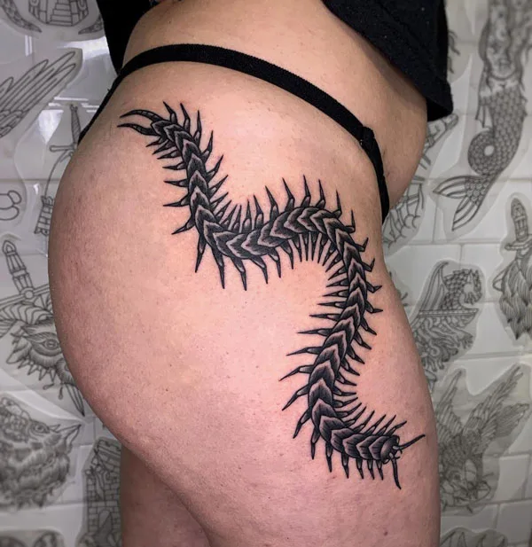 Centipede Tattoo 104