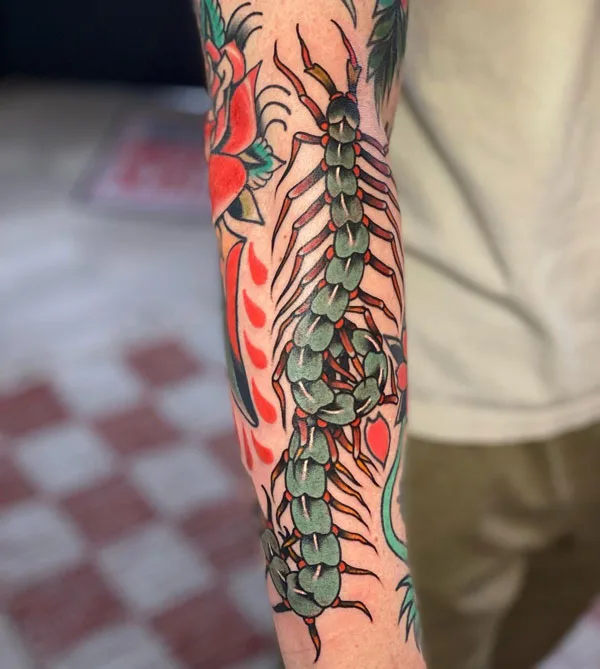 Centipede Tattoo 109