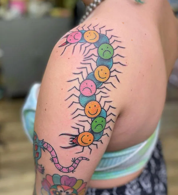 Centipede Tattoo 21