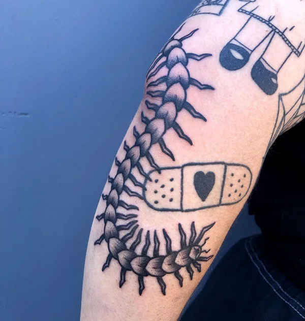 Centipede Tattoo 23