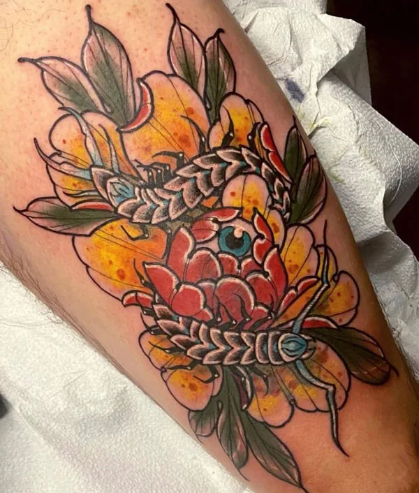 Centipede Tattoo 34